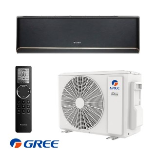 Инверторен климатик Gree Airy GWH18AVDXE-K6DNA1A - черен