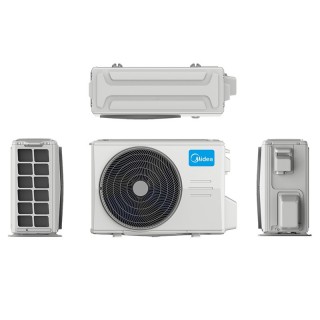 Инверторен стенен климатик с изкуствен интелект Midea Solstice EZB-12RD6-I- Черен