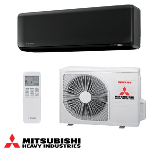 Инверторен климатик Mitsubishi Heavy Industries SRK 20 ZT-WFB + SRC 20 ZT-W - черен