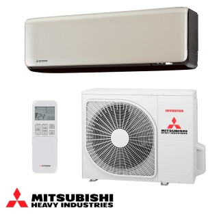 Инверторен климатик Mitsubishi Heavy Industries SRK 35 ZT-WFT + SRC 35 ZT-W - титаниев